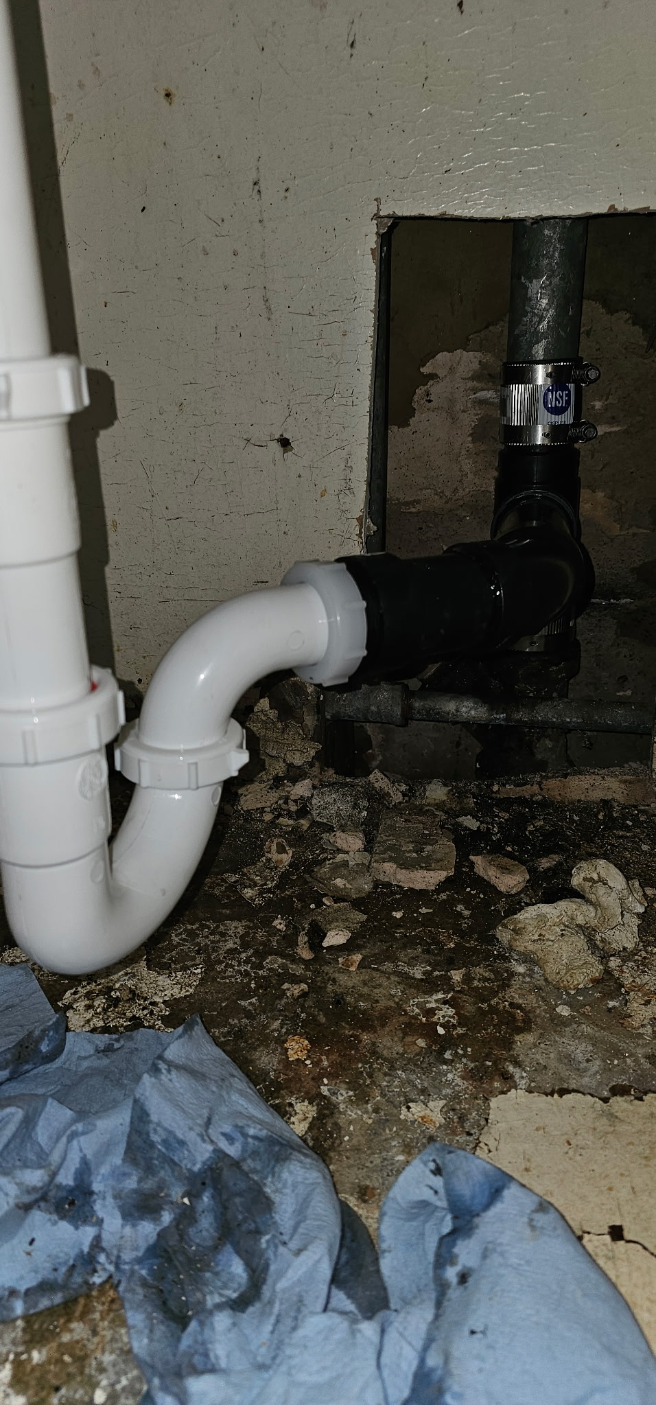 Plumbing repair work